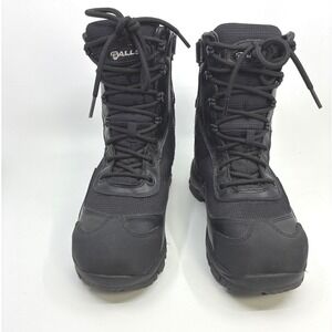 Galls 8" boots Men's Size US 6 EU 38 waterproof composite toe side zip lace up